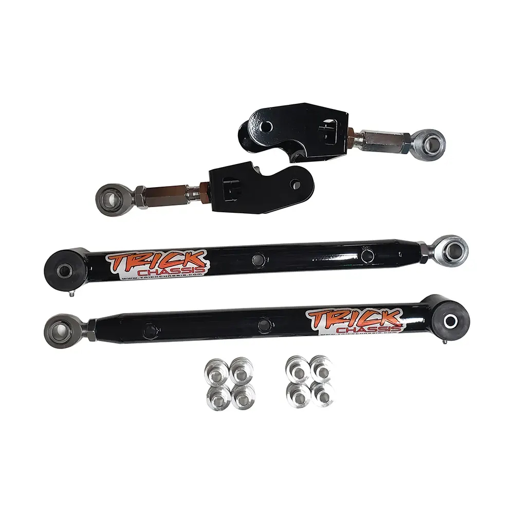 20191025_115639 1-1/2 mild steel rear lower control arms single adjustable and poly double adjustable uppers