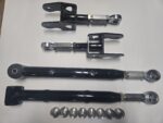 1-1/2" Mild Steel Rear Lower Control Arms Double Adjustable & Double Adjustable Uppers