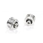 Pair of spherical upper control arm bushings