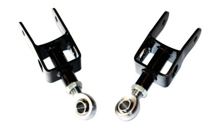 Black double adjustable upper an lower arms