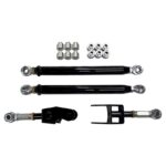 1-1/2" Mild Steel Rear Lower Control Arms & Double Adjustable Uppers