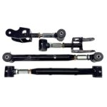1-1/2" Mild Steel Rear Lower Control Arms Poly Double Adjustable & Poly Double Adjustable Uppers
