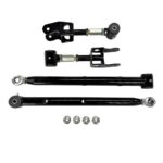 1-1/2" Mild Steel Rear Lower Control Arms Single Adjustable & Poly Double Adjustable Uppers